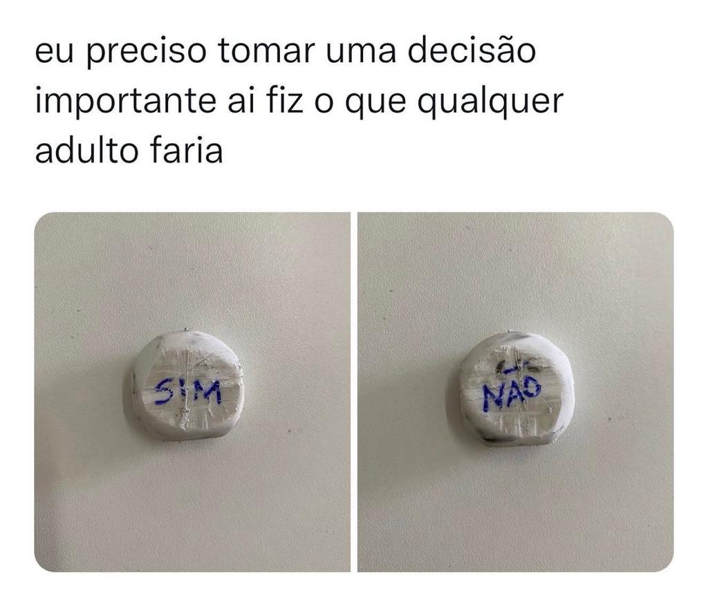 Eu tomando decisões