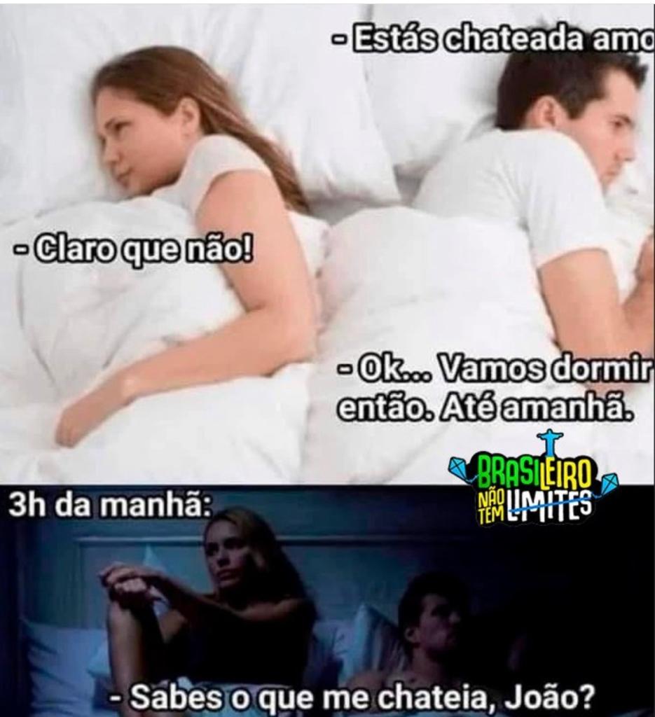 Sabes o que me chateia, João?