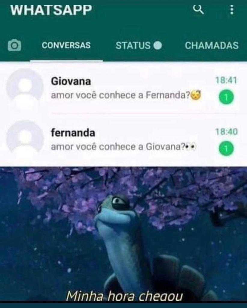 Chegou minha vez