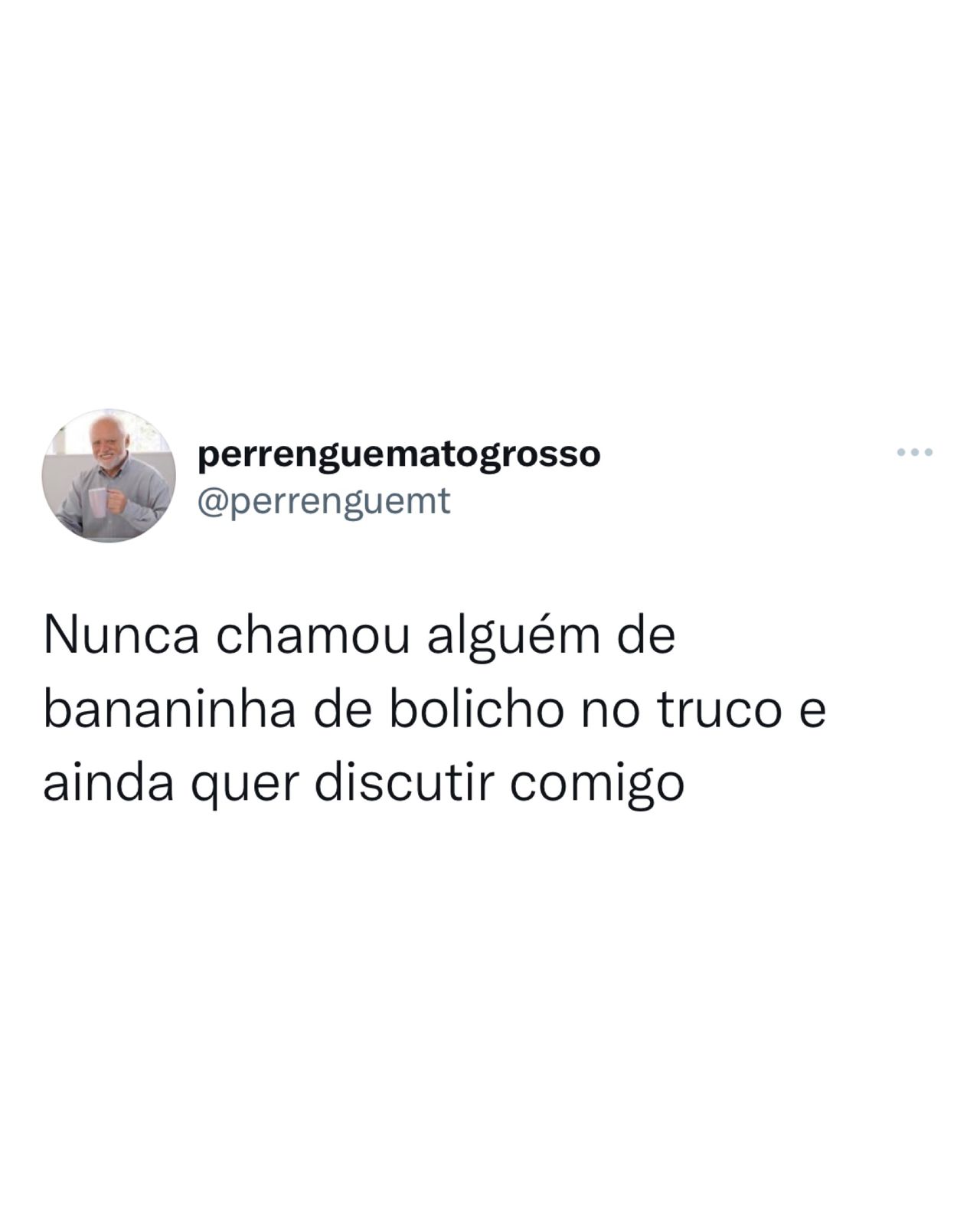 E ainda quer discutir comigo