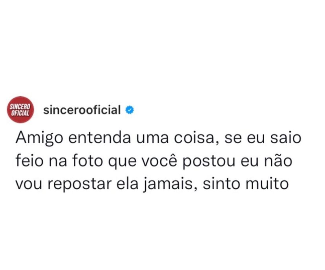 Sinto muito