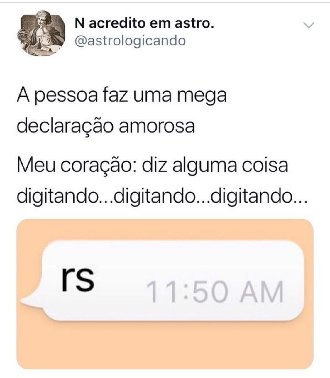 Enfim a desilusão amorosa