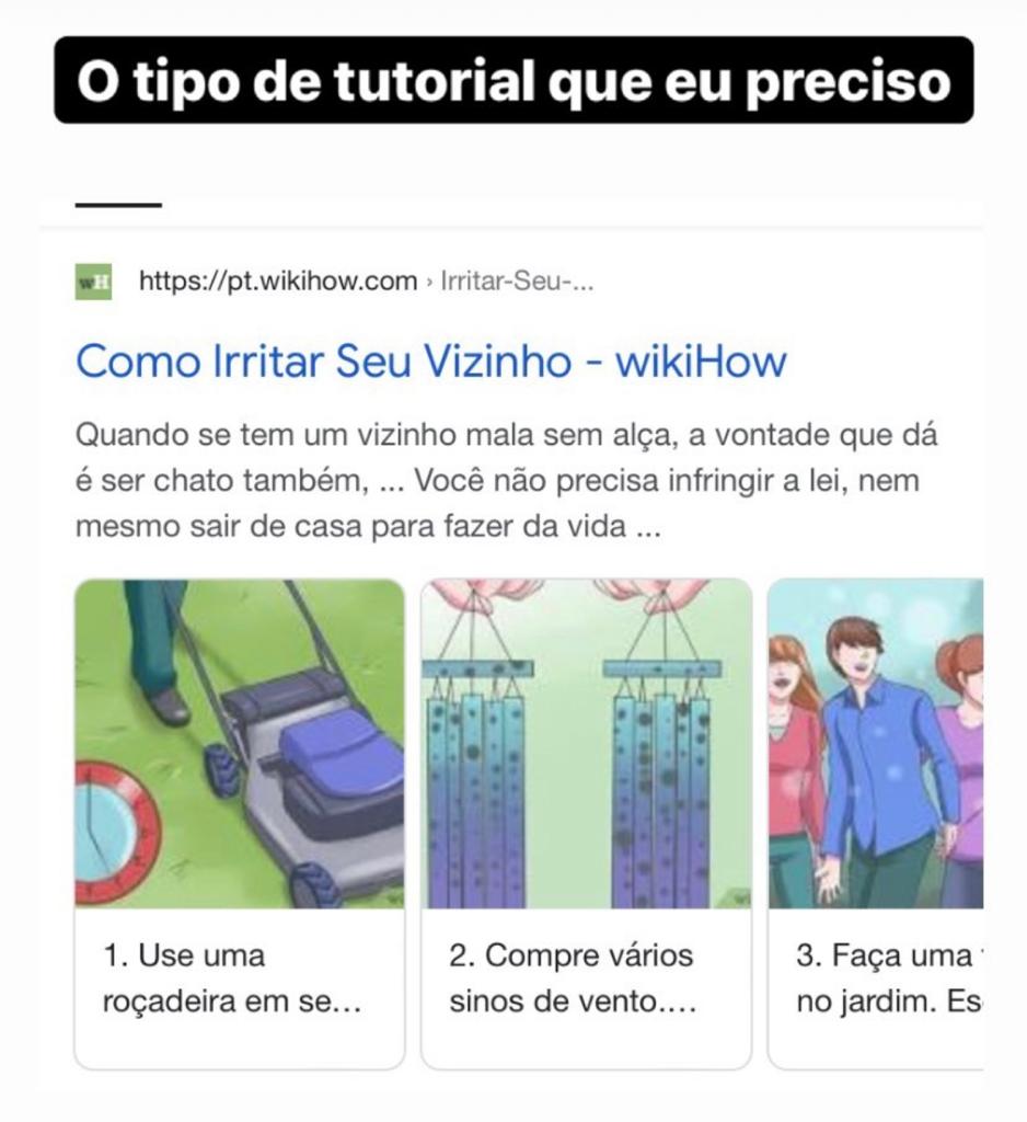 Tipo de tutorial que eu preciso