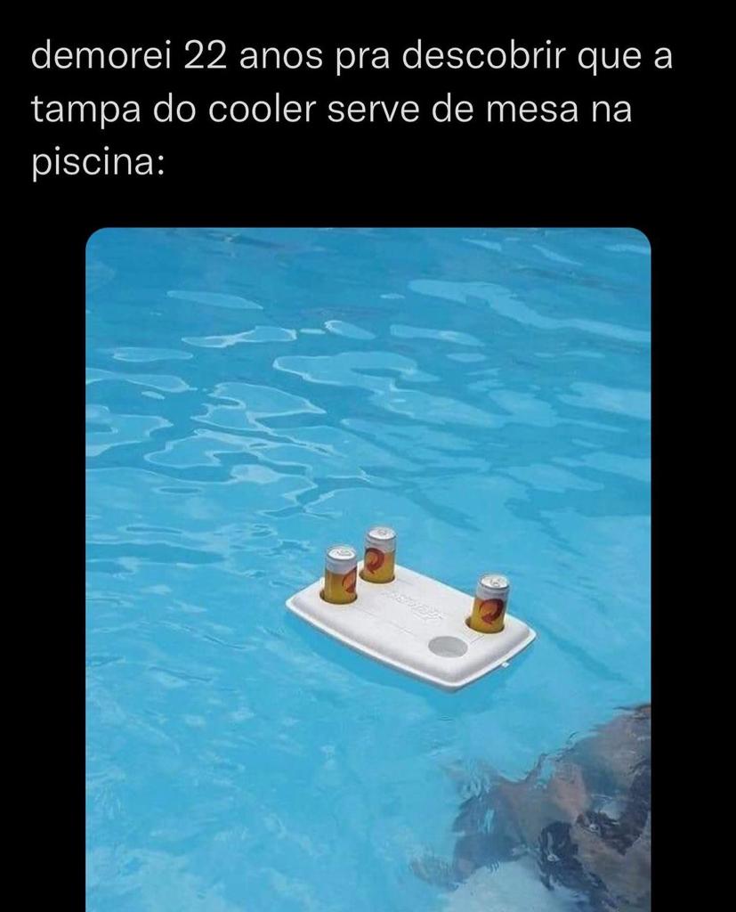 Descobri só agora