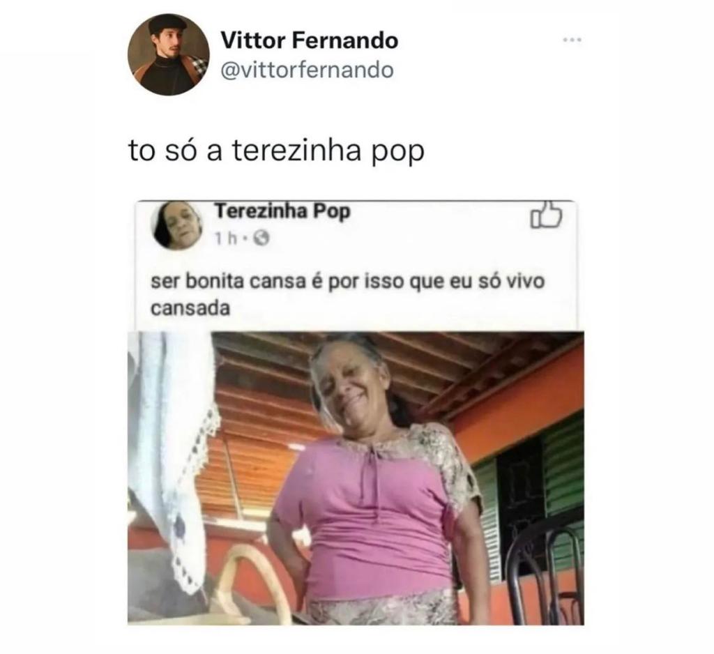 Hoje tô só a Terezinha pop