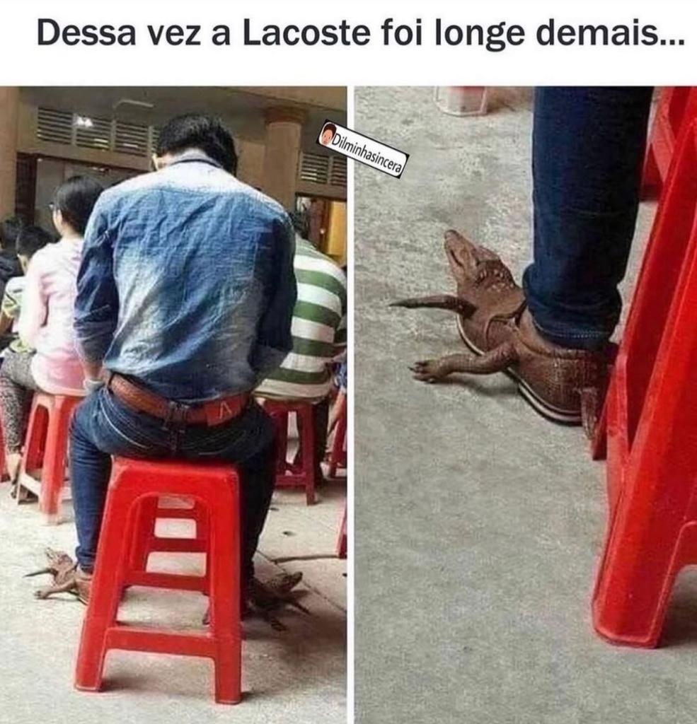 Lacoste foi longe demais