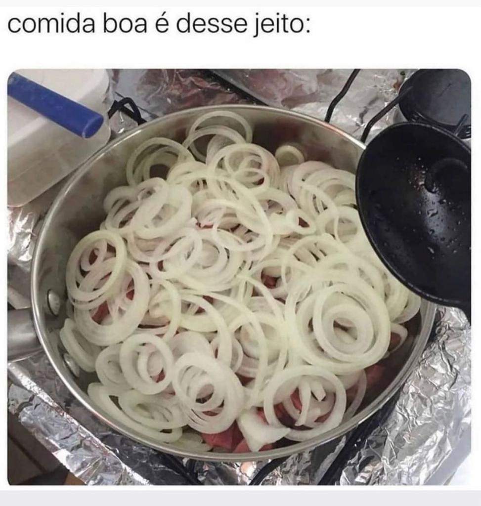 Comida voa é assim