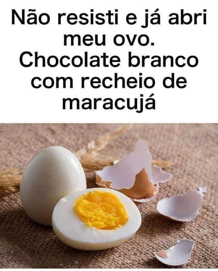 Já abri meu ovo de páscoa