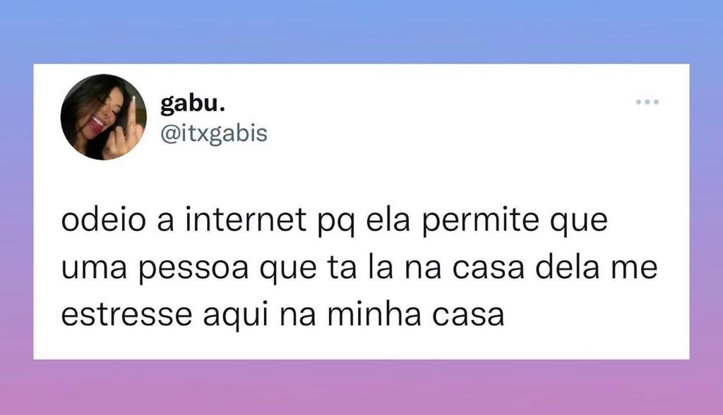 Odeio a internet