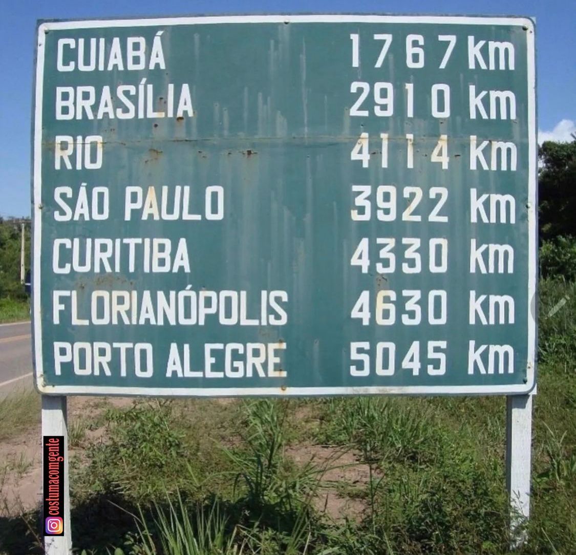 Onde é essa placa?