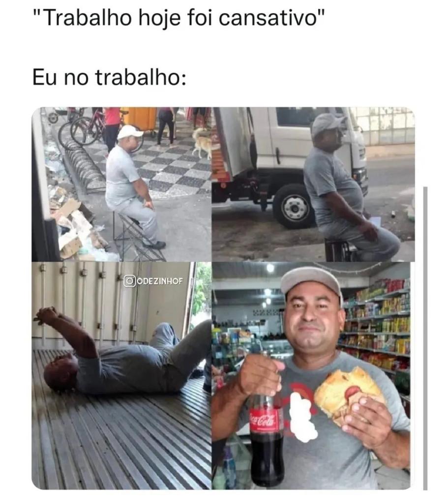 Cansei demais no trabalho