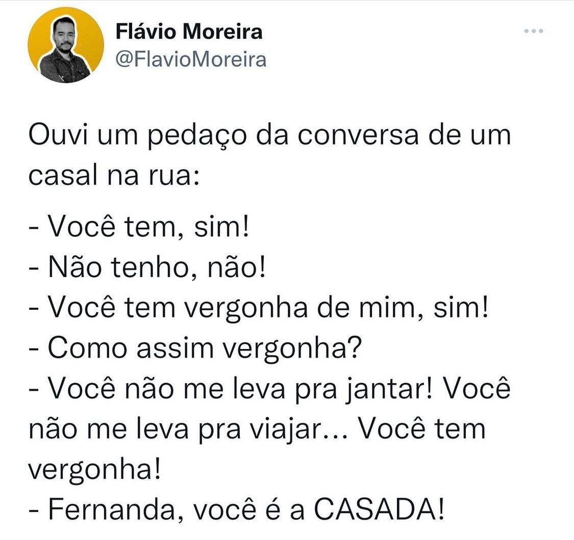 Ela que não tem vergonha então?