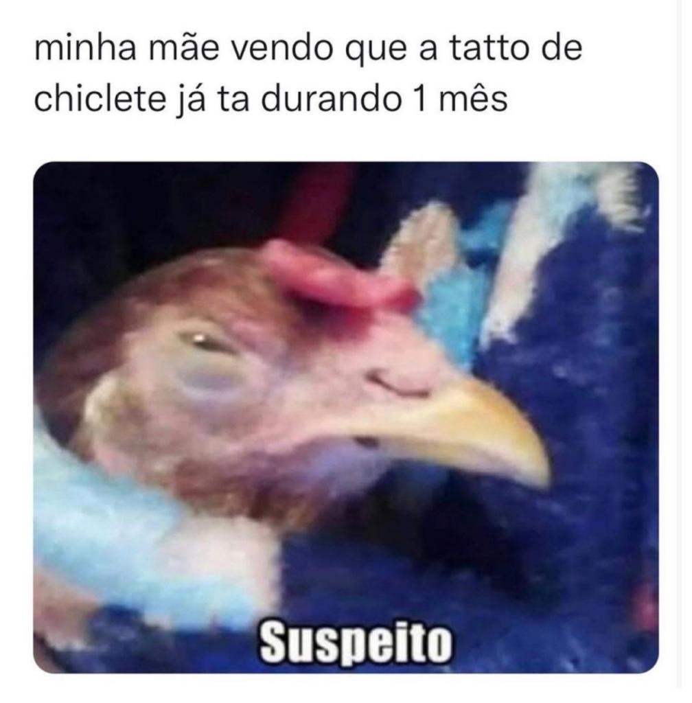 Nada suspeito aqui, mãe