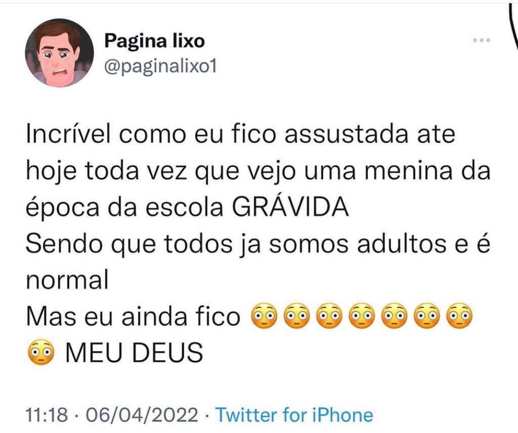 Pra mim ainda é gravidez na adolescência