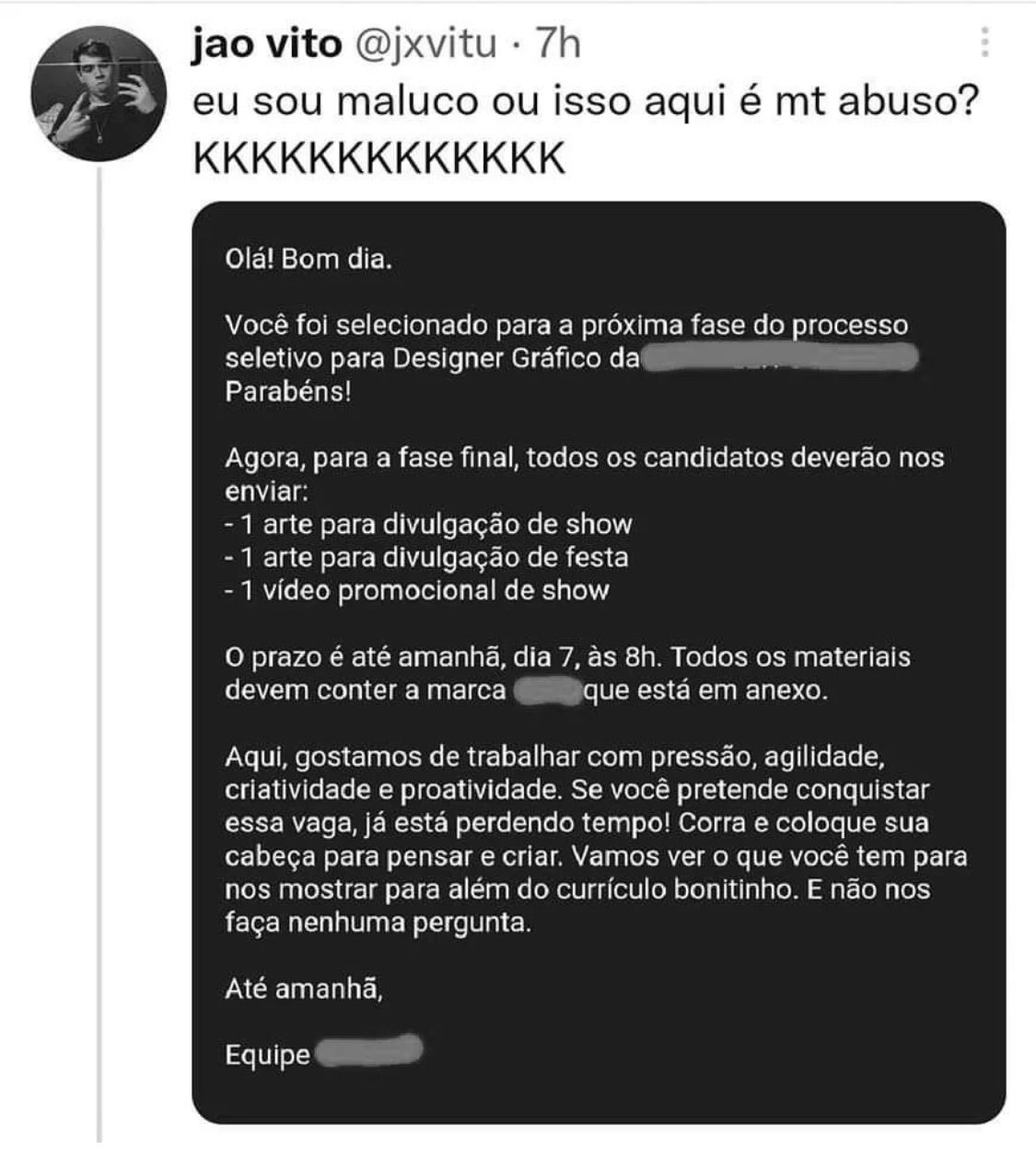 Tô maluco ou é abuso?