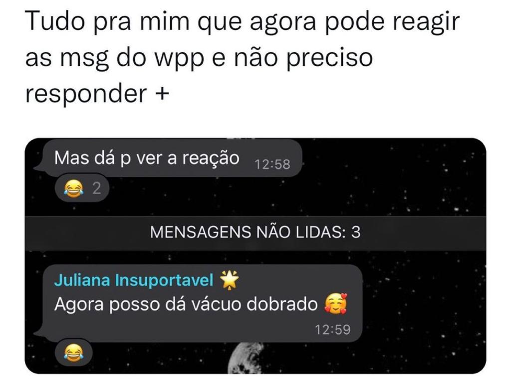 O de vocês já atualizou?