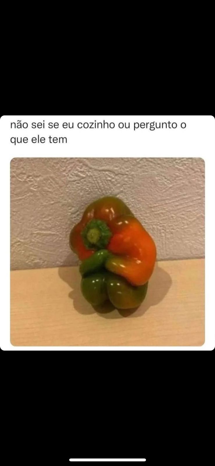 Cozinho ou pergunto o que ele tem?