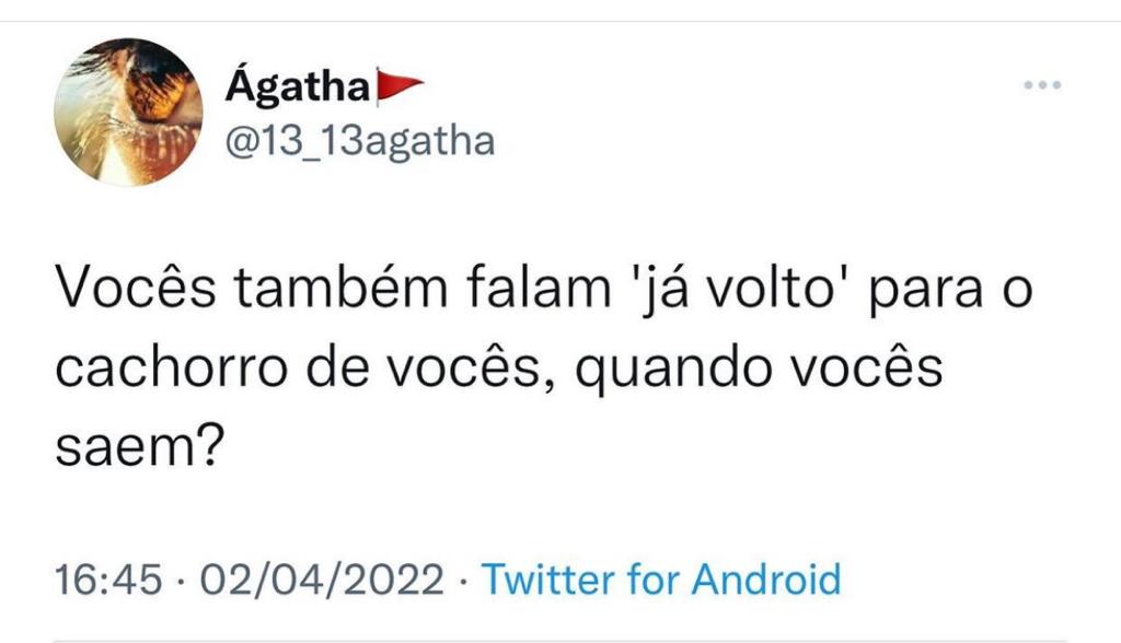 Vocês também ou só eu?