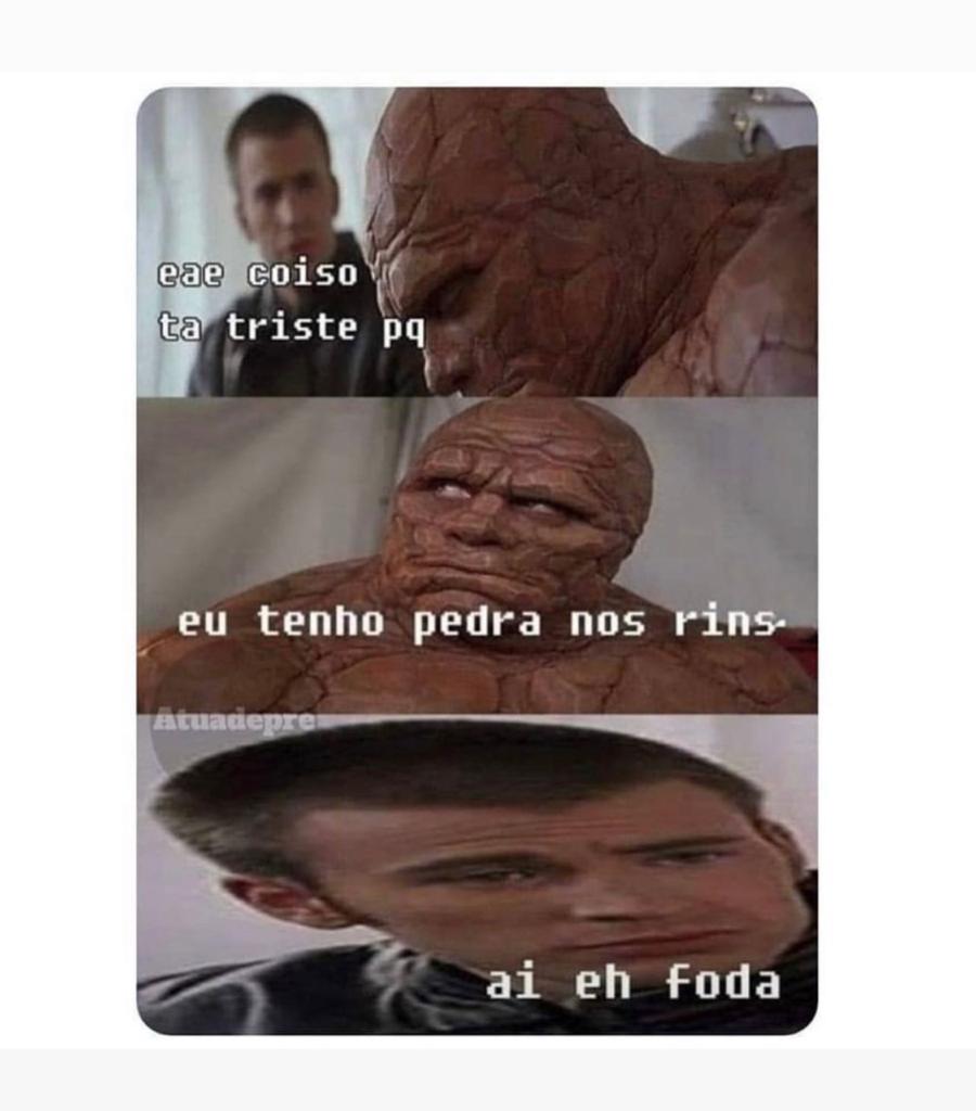 Aí é pedrada