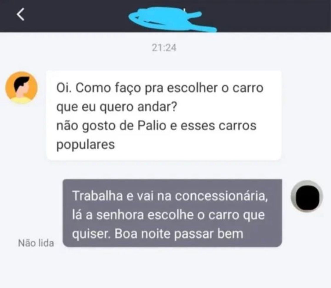 Só comprar que escolhe, amada