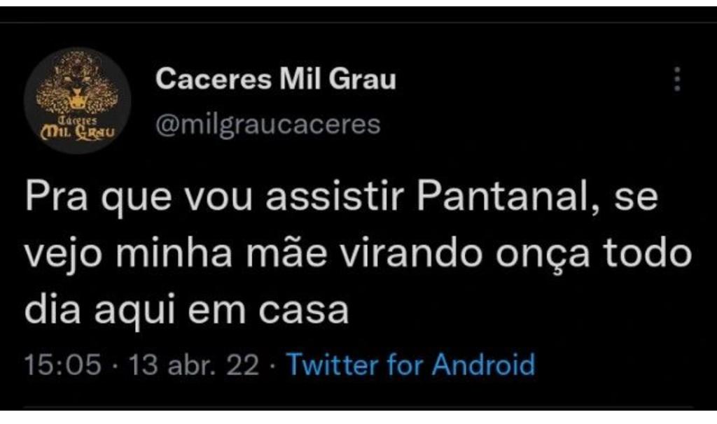 Pra que assistir Pantanal?