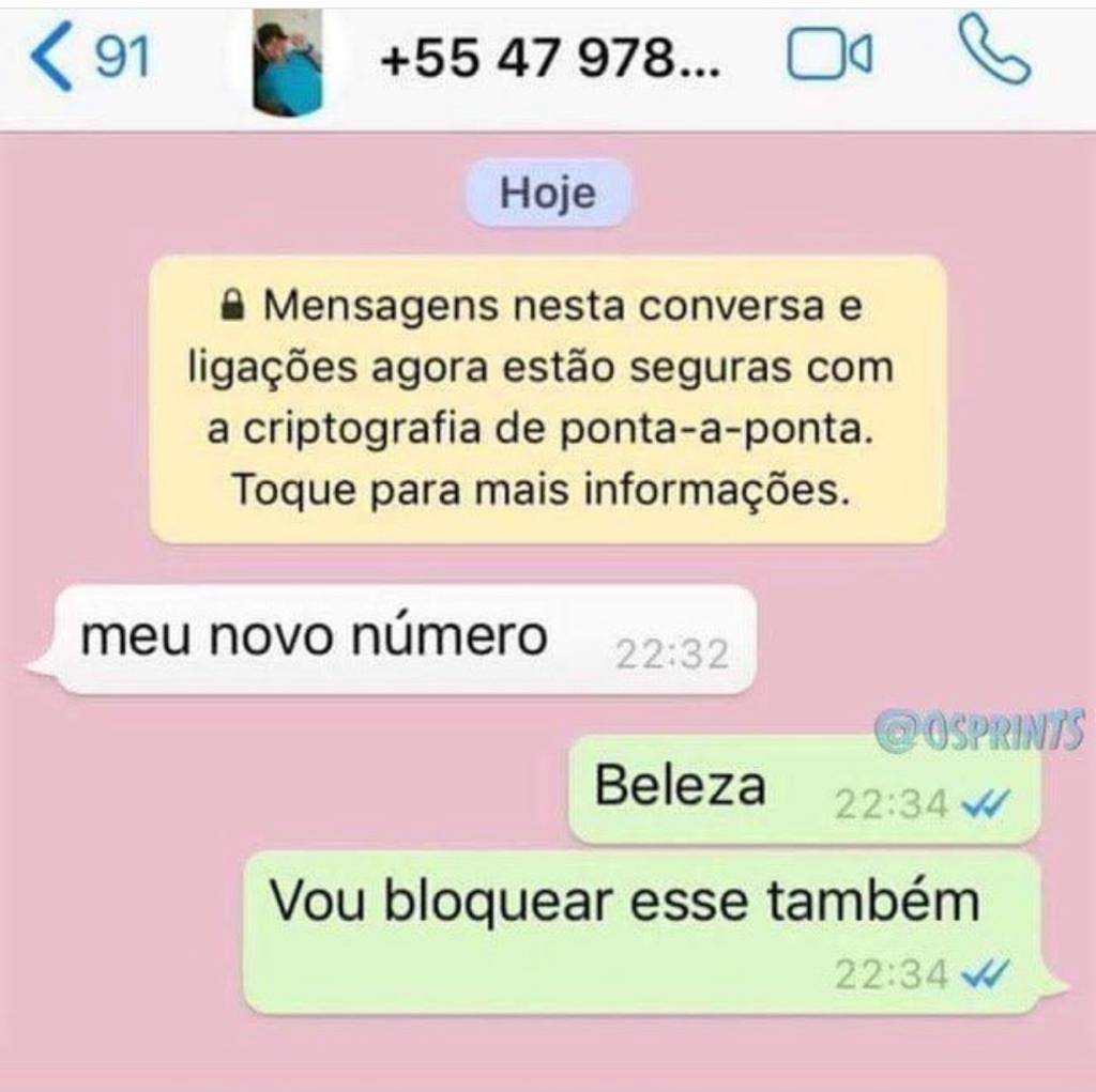 Vou bloquear esse também