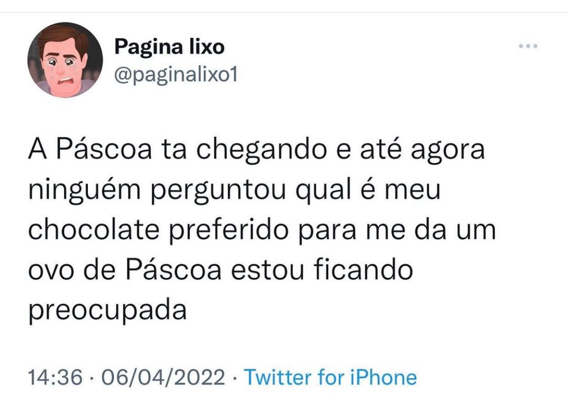 Tô ficando preocupado