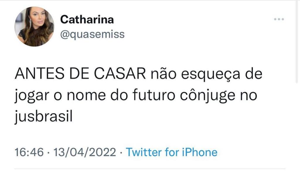 Antes de casar tem que fazer isso