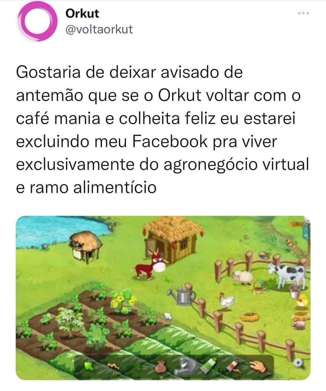 Já deixo avisado
