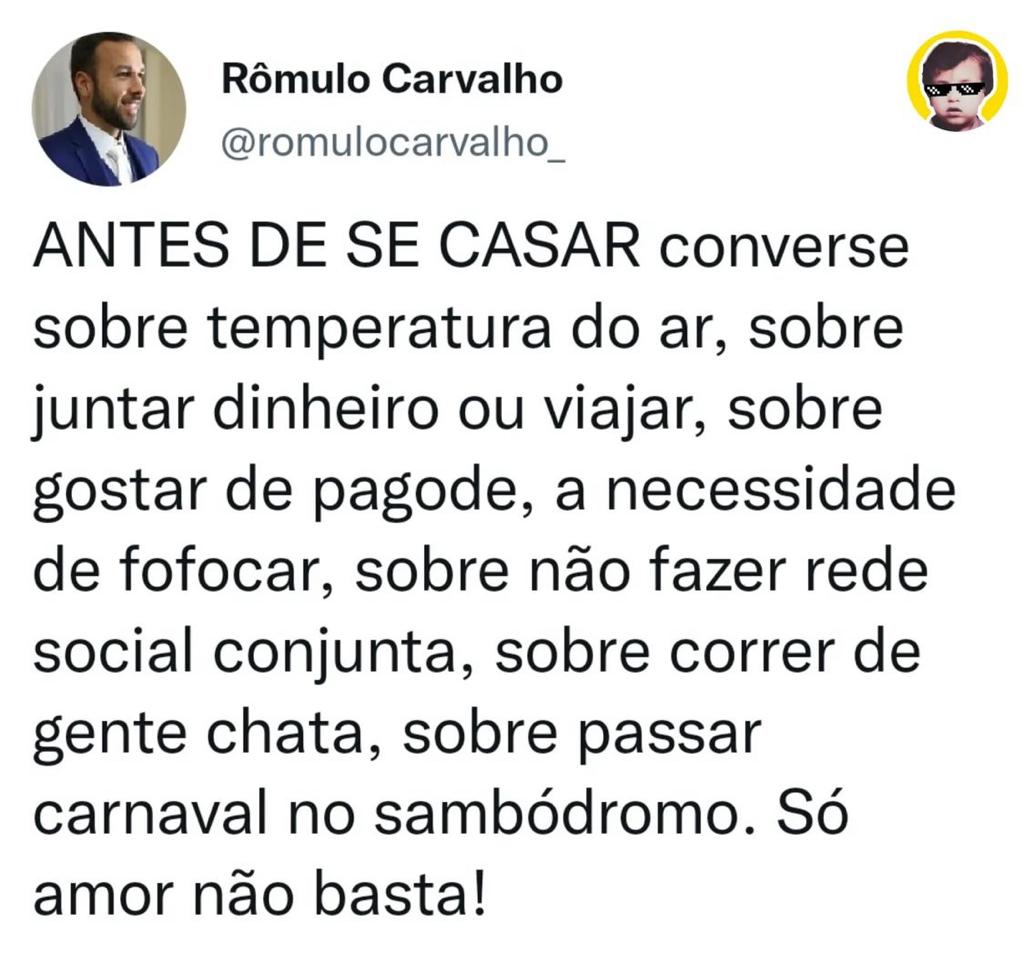 Só amor não basta