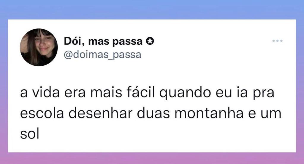 Minha vida era mais fácil