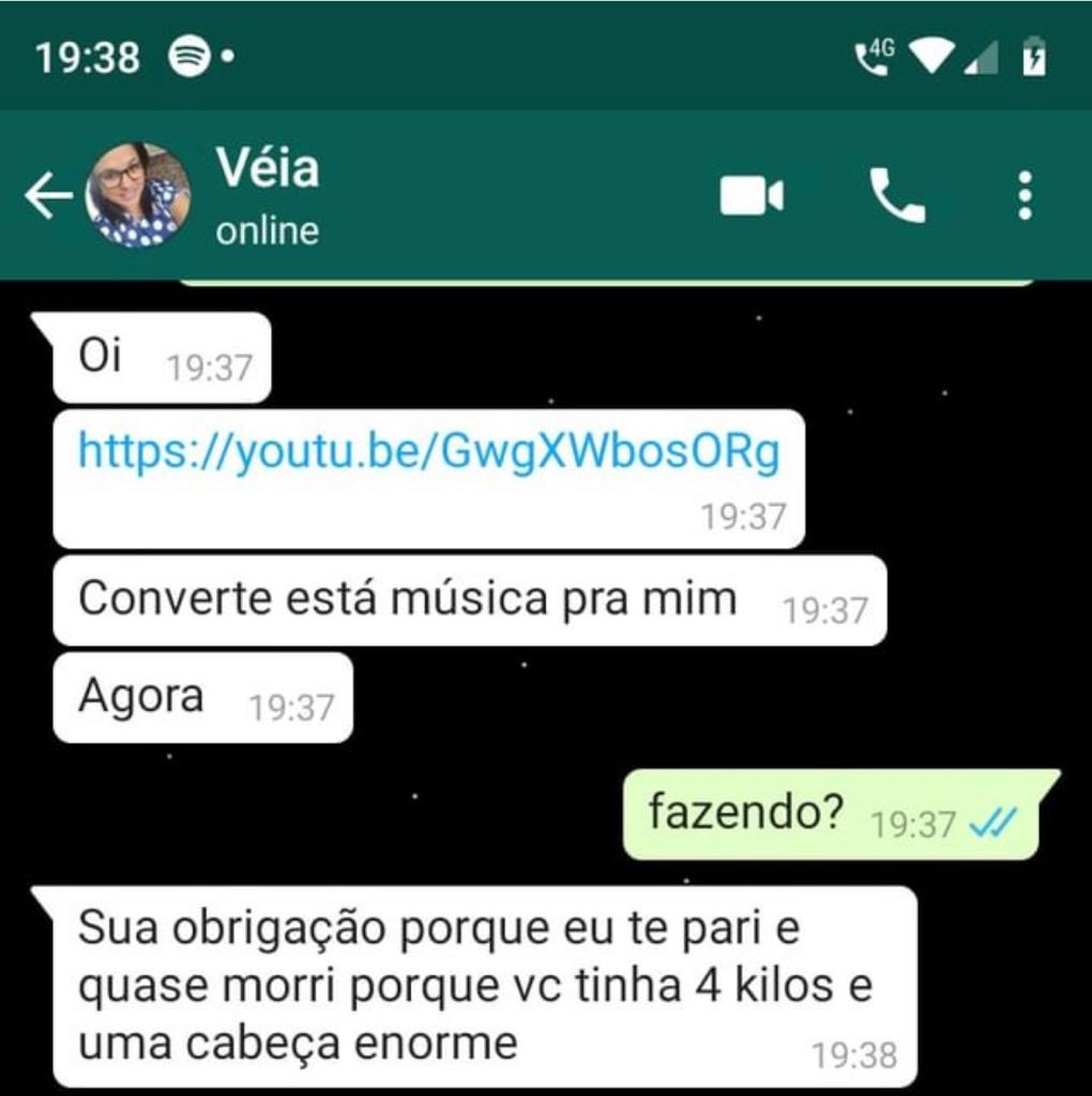 Minha mãe usando isso há mais de 20 anos