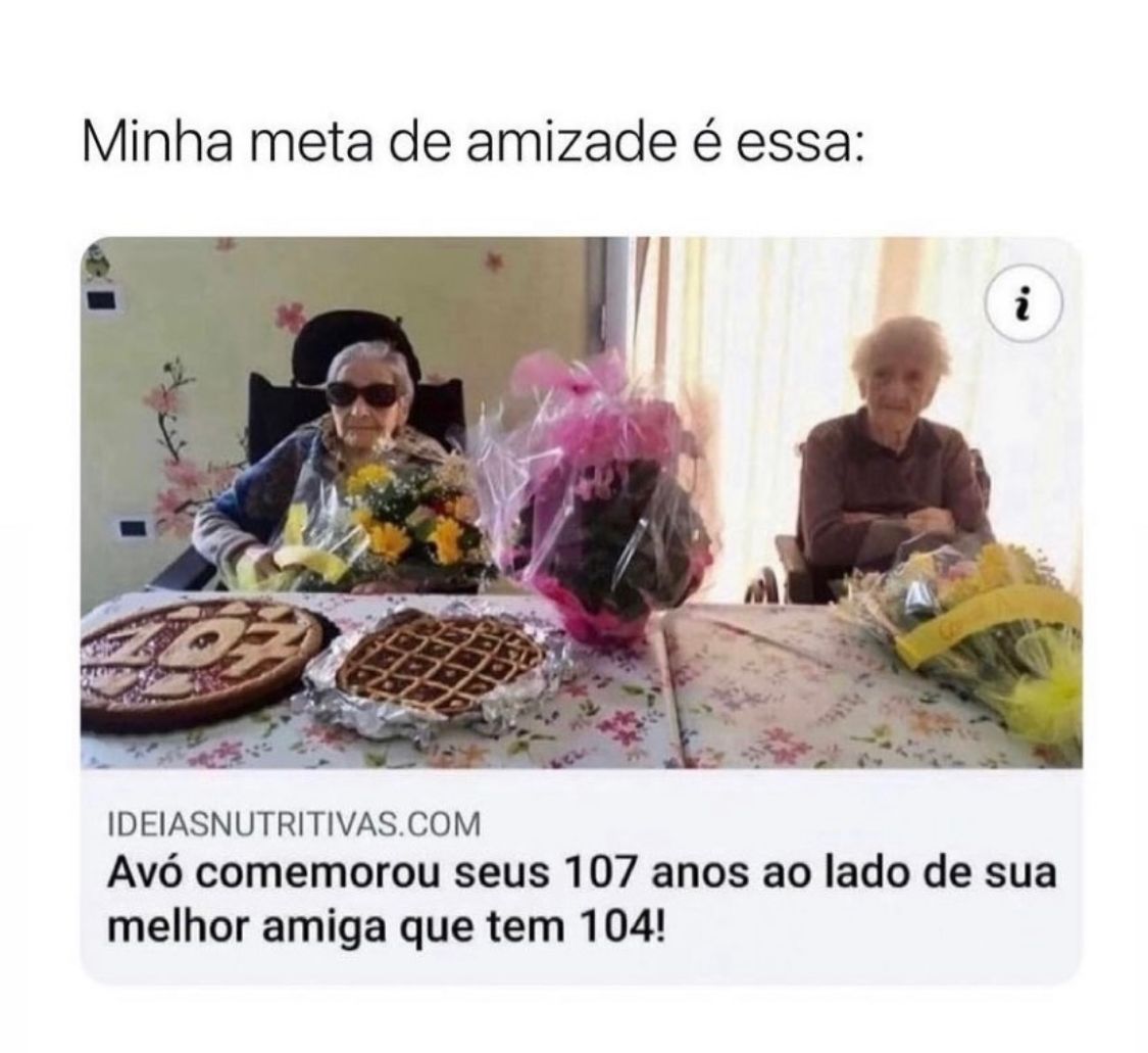 Minha meta de amizade