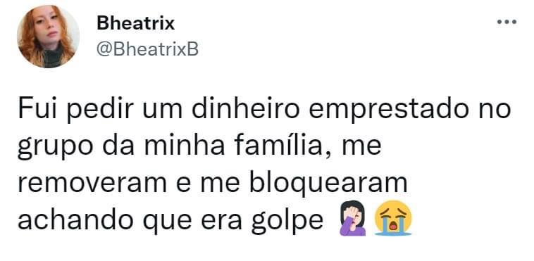 Minha família faria o mesmo