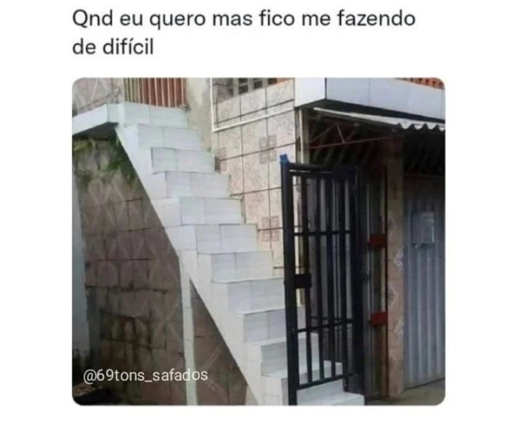 Quando eu quero mas me faço de difícil