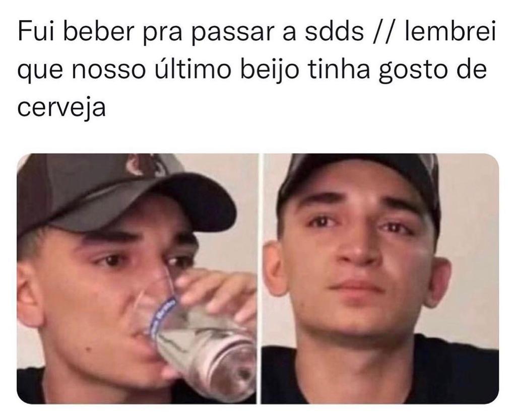 Aí bebi lembrando