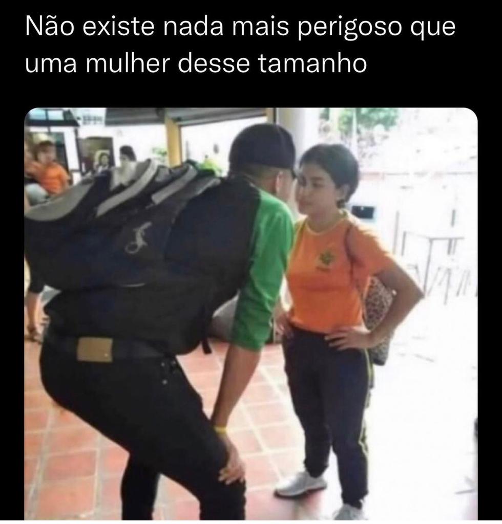Nada mais perigoso que uma mulher desse tamanho