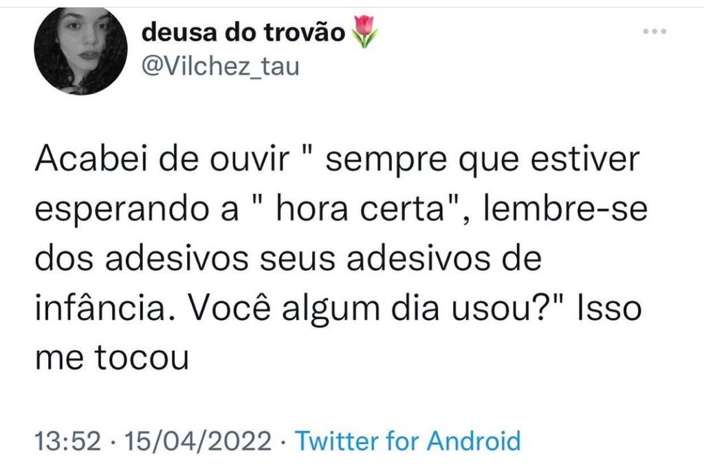 Isso me tocou