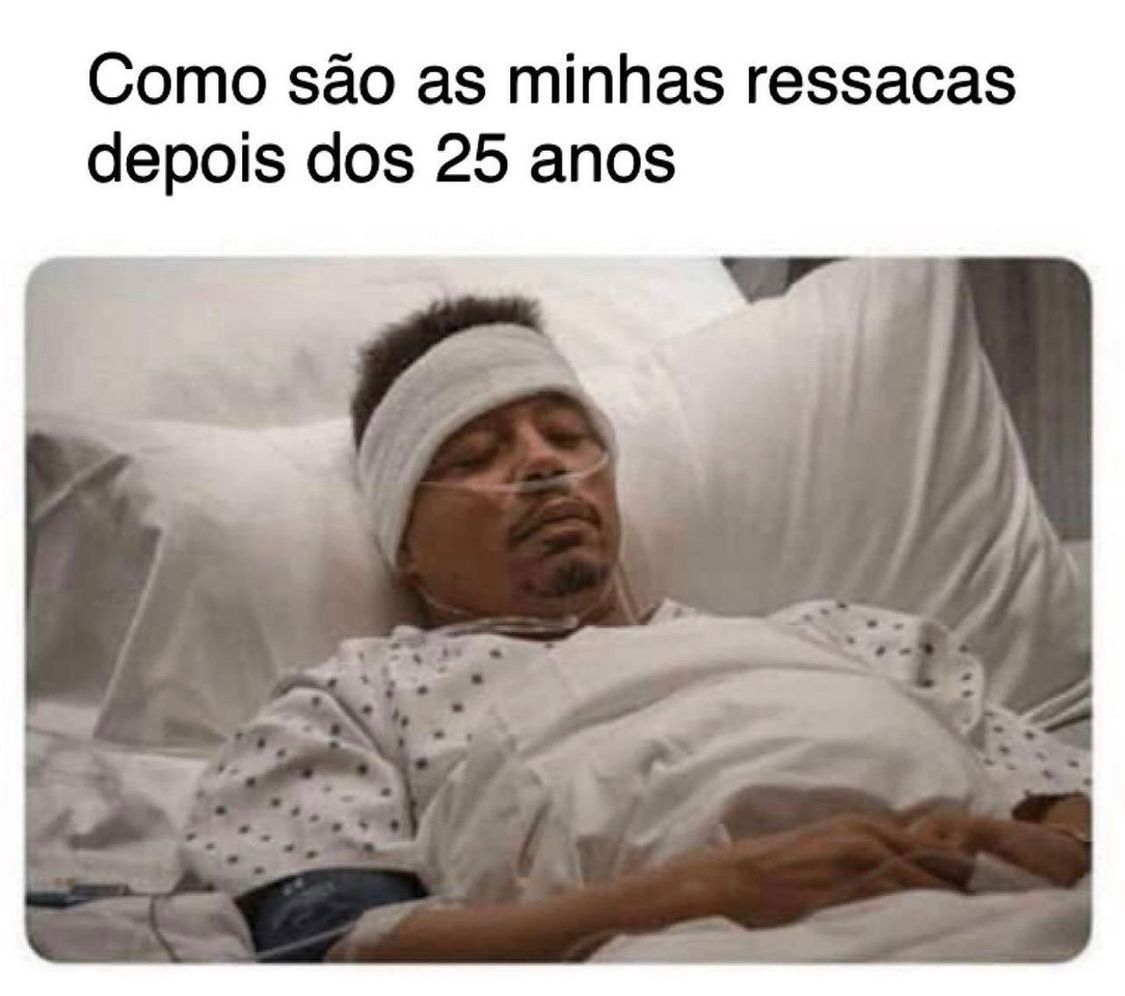 As minhas ressacas depois dos 25