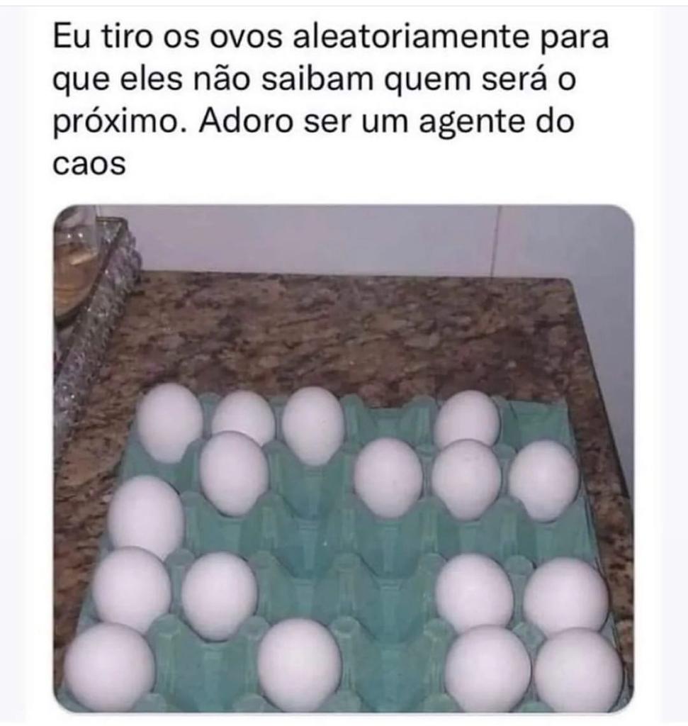 Adoro ser um agente do caos