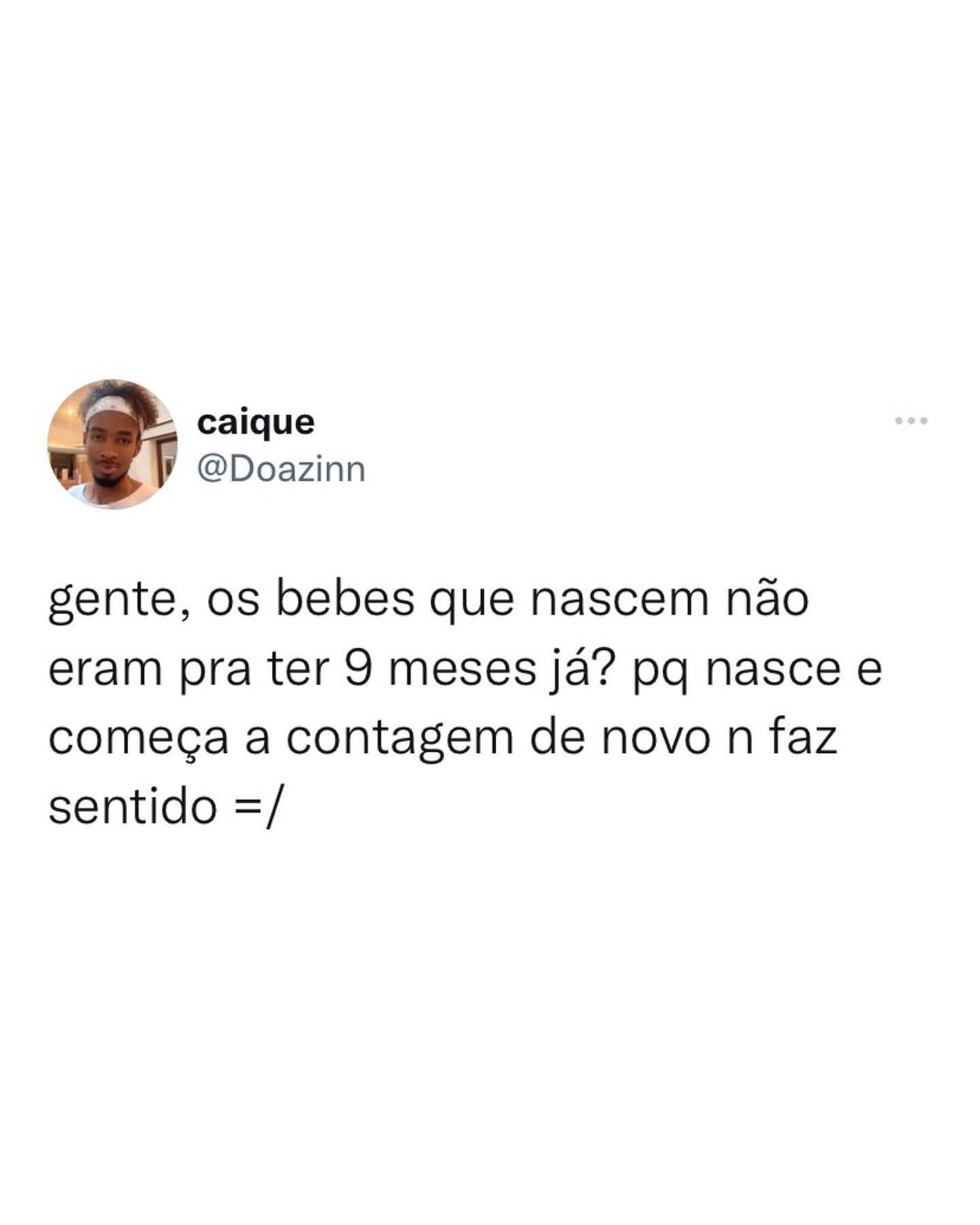 Não faz sentido