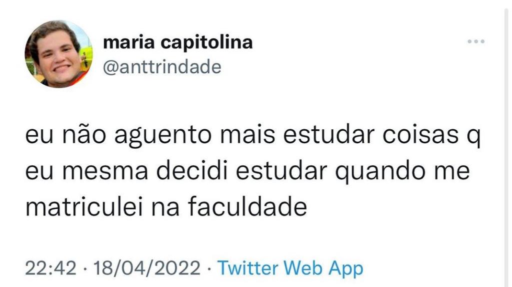 Não aguento mais