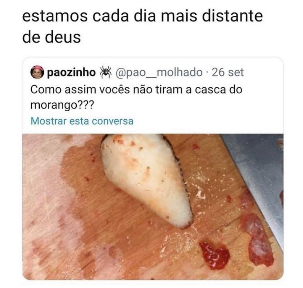 Estamos cada dia mais distantes de Deus