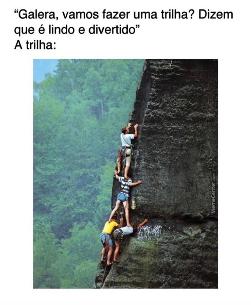 A trilha que me chamam pra fazer