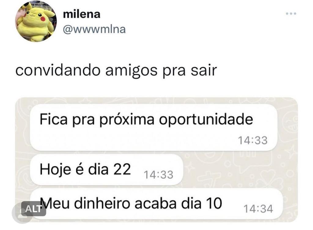 Convidando amigos pra sair