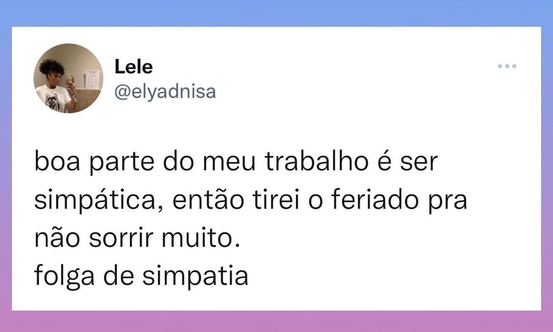 Folga de simpatia