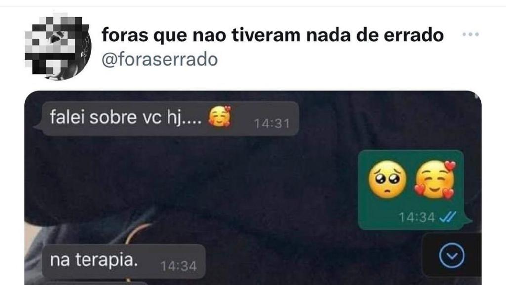 Falei sobre você hoje
