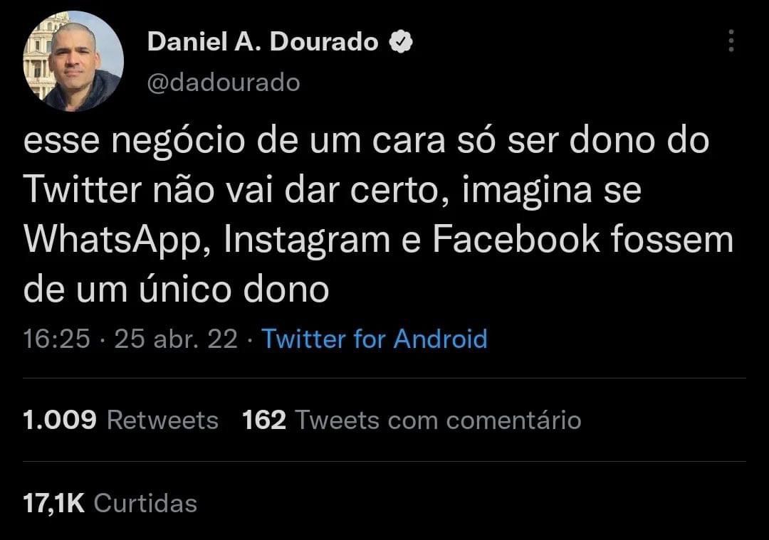Alguém avisa?