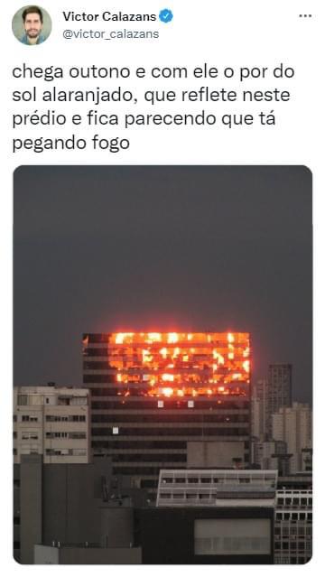 Parece fogo mesmo