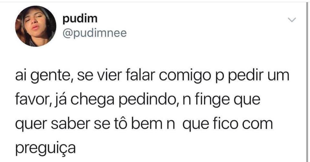 Tenho preguiça